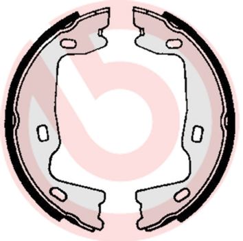 Bremžu loku kompl., Stāvbremze BREMBO S 59 521