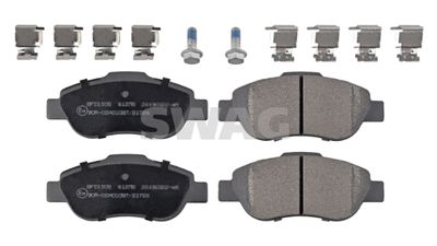 Bremžu uzliku kompl., Disku bremzes SWAG 33 10 2621