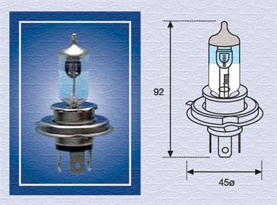 Kvēlspuldze, Tālās gaismas lukturis MAGNETI MARELLI 002585100000