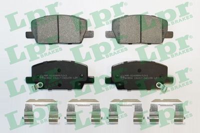 Bremžu uzliku kompl., Disku bremzes LPR 05P2115K