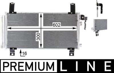 Конденсатор, кондиционер MAHLE AC 794 000P