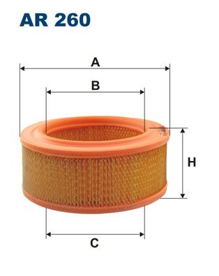 FILTRON AR260 Gaisa filtrs