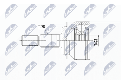 Шарнирный комплект, приводной вал NTY NPZ-MZ-061