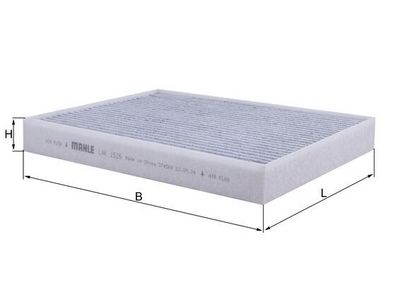 Фильтр, воздух во внутренном пространстве MAHLE LAK1526