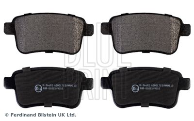 Bremžu uzliku kompl., Disku bremzes BLUE PRINT ADR164204