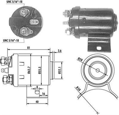 Ievilcējrelejs, Starteris MAGNETI MARELLI 940113050085
