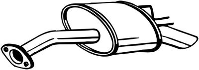 Глушитель выхлопных газов конечный BOSAL 165-285