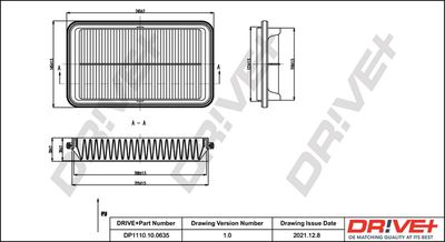 Воздушный фильтр Dr!ve+ DP1110.10.0635