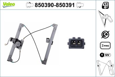 Стеклоподъемник VALEO 850390