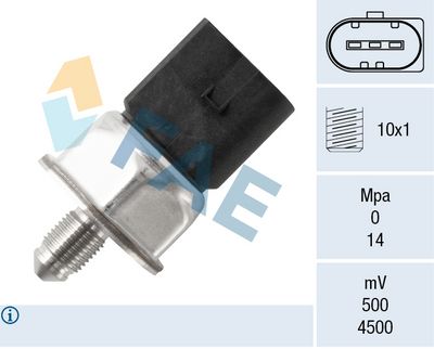 Датчик, давление подачи топлива FAE 15633