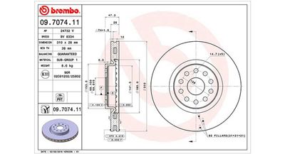 Тормозной диск MAGNETI MARELLI 360406010701