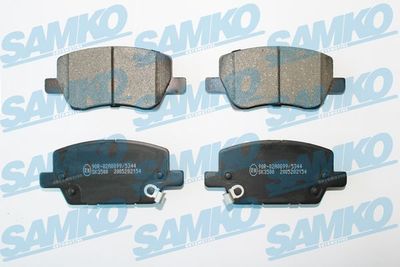 Bremžu uzliku kompl., Disku bremzes SAMKO 5SP2154