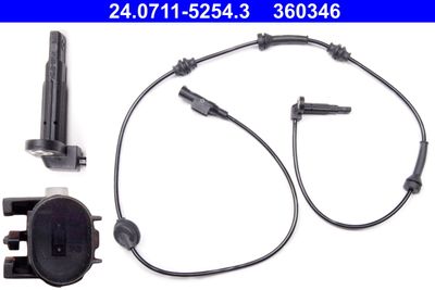 Devējs, Riteņu griešanās ātrums ATE 24.0711-5254.3