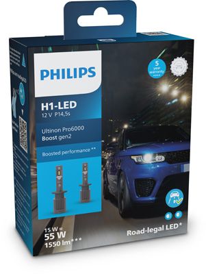 Kvēlspuldze, Tālās gaismas lukturis PHILIPS 11258U60B2X2