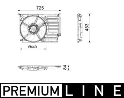 Ventilators, Motora dzesēšanas sistēma MAHLE CFF 677 000P