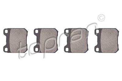 Комплект тормозных колодок, дисковый тормоз TOPRAN 202 457