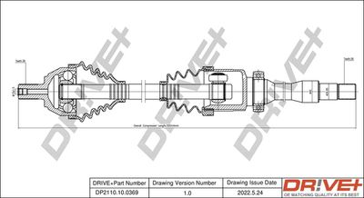 Приводной вал Dr!ve+ DP2110.10.0369