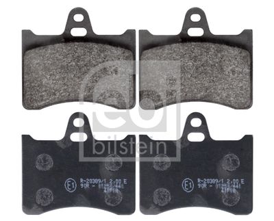 Bremžu uzliku kompl., Disku bremzes FEBI BILSTEIN 116036