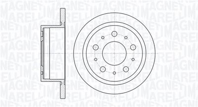 Bremžu diski MAGNETI MARELLI 361302040331
