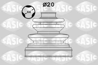 Комплект пыльника, приводной вал SASIC 1906167