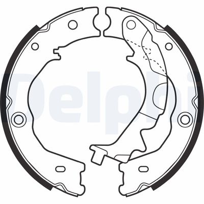 Bremžu loku kompl., Stāvbremze DELPHI LS2031