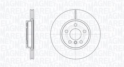 Тормозной диск MAGNETI MARELLI 361302040798