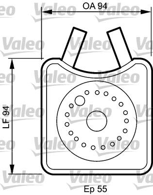 Eļļas radiators, Motoreļļa VALEO 817943
