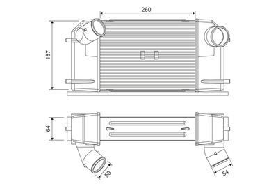 Интеркулер VALEO 818826