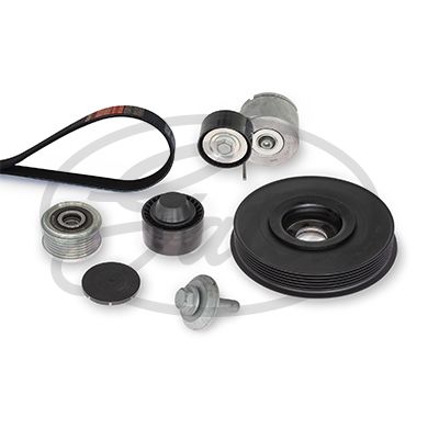 Ķīļrievu siksnu komplekts GATES K376PK1708