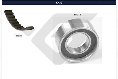 Zobsiksnas komplekts HUTCHINSON KH 39