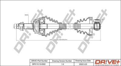 Приводной вал Dr!ve+ DP2110.10.0322