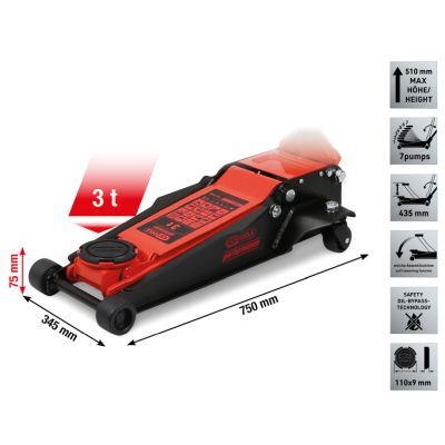Domkrats KS TOOLS 160.1020