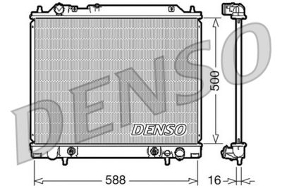 Radiators, Motora dzesēšanas sistēma DENSO DRM45013