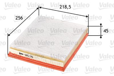 Gaisa filtrs VALEO 585176