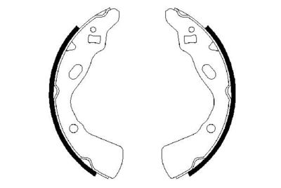 Комплект тормозных колодок BOSCH 0 986 487 388