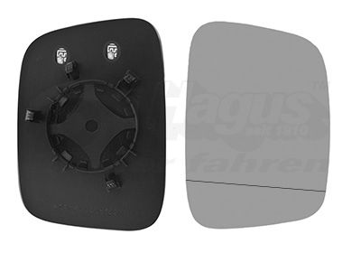 Spoguļstikls, Ārējais atpakaļskata spogulis VAN WEZEL 5896836