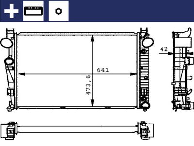 Radiators, Motora dzesēšanas sistēma MAHLE CR 226 000S
