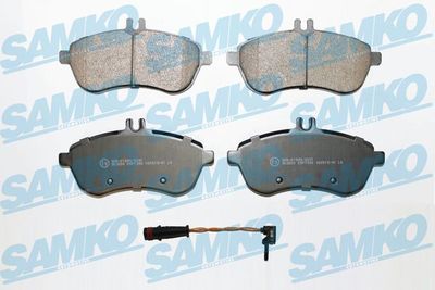 Комплект тормозных колодок, дисковый тормоз SAMKO 5SP1340A