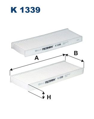 Filtrs, Salona telpas gaiss FILTRON K 1339-2x