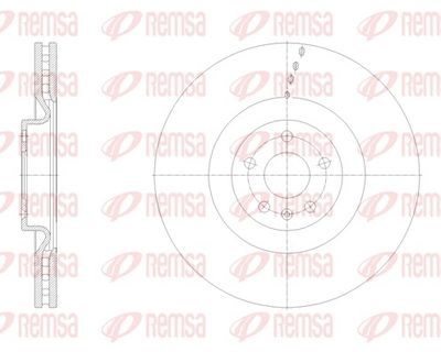 Тормозной диск REMSA 62113.10