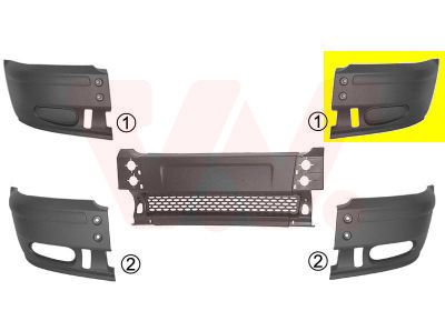 Bampers VAN WEZEL 1898563