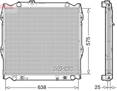 Radiators, Motora dzesēšanas sistēma DENSO DRM50138