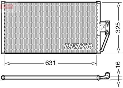 Конденсатор, кондиционер DENSO DCN05021
