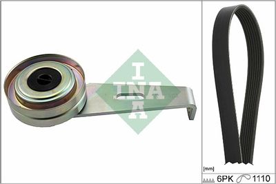 Ķīļrievu siksnu komplekts Schaeffler INA 529 0207 10