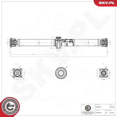 Приводной вал ESEN SKV 76SKV077