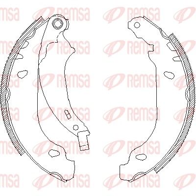 Тормозные колодки REMSA 4076.00