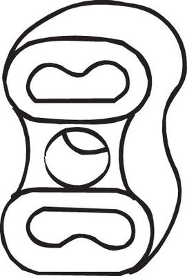 Резиновые полоски, система выпуска BOSAL 255-949