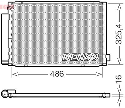 Kondensators, Gaisa kond. sistēma DENSO DCN50125