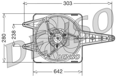 Ventilators, Motora dzesēšanas sistēma DENSO DER09029