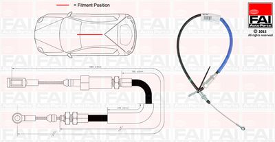 Trose, Stāvbremžu sistēma FAI AutoParts FBC0021